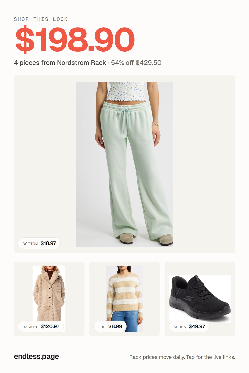 Women's green outfit under $200 · 4 pieces from Nordstrom Rack