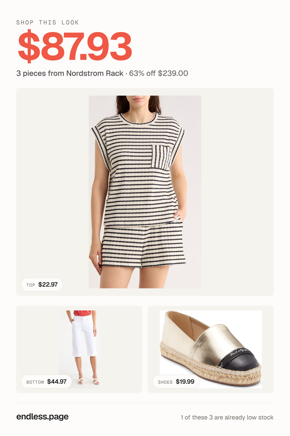 Women's outfit under $100 · 3 pieces from Nordstrom Rack