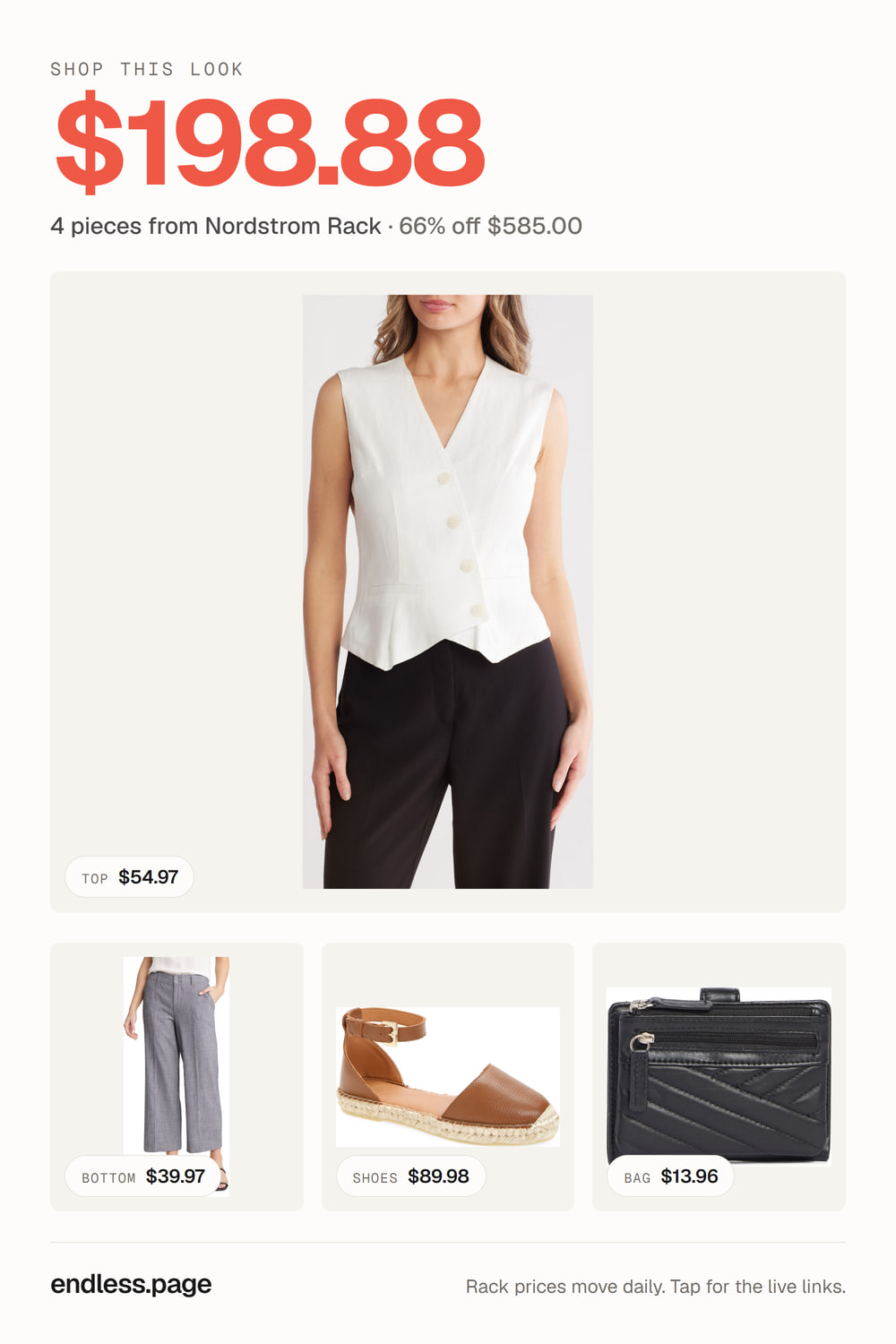 Women's outfit under $200 · 4 pieces from Nordstrom Rack