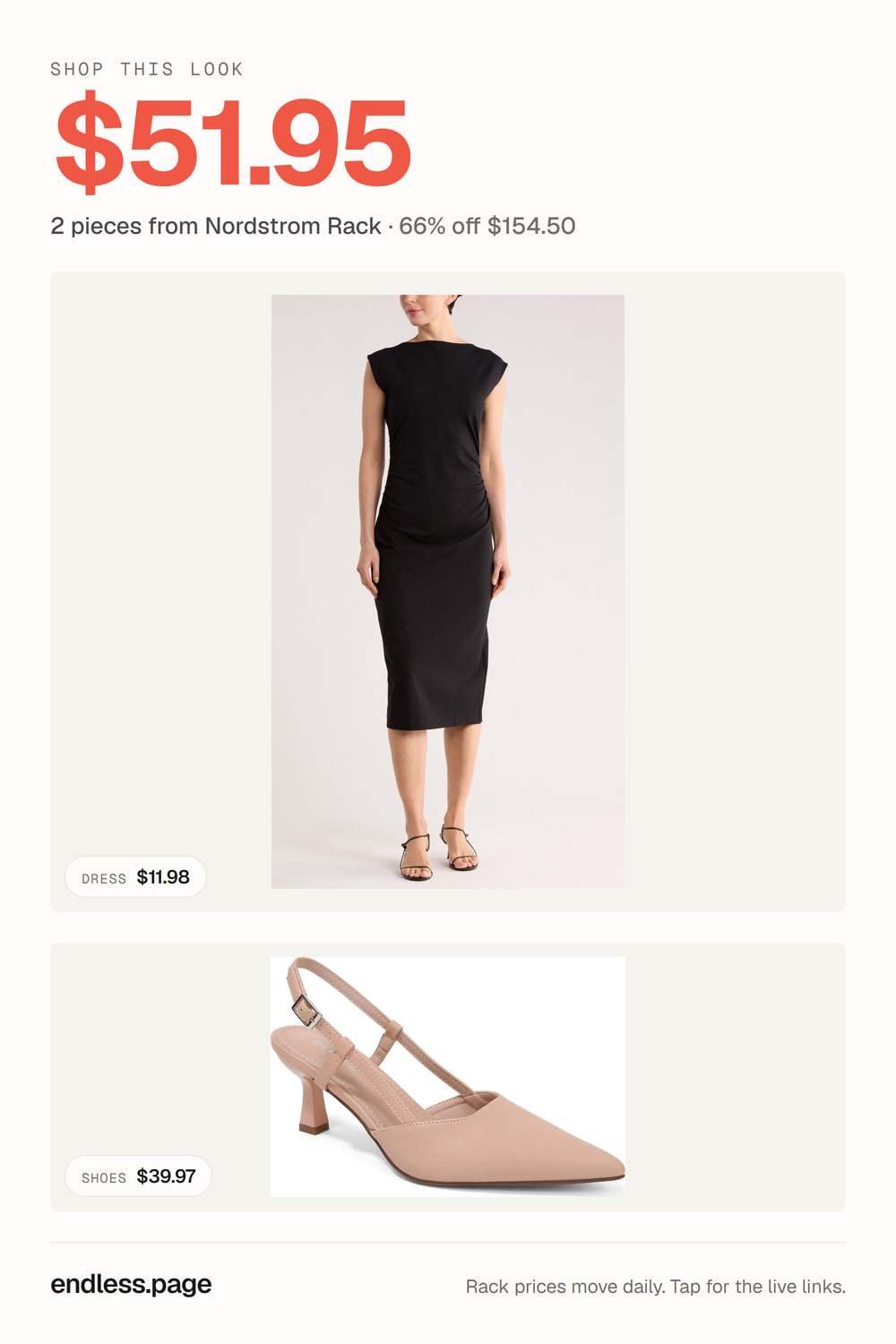 Women's outfit under $75 · 2 pieces from Nordstrom Rack
