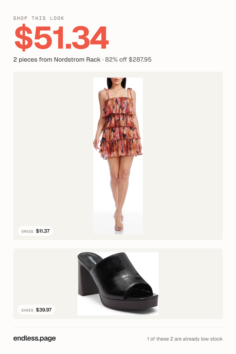 Women's orange outfit under $75 · 2 pieces from Nordstrom Rack
